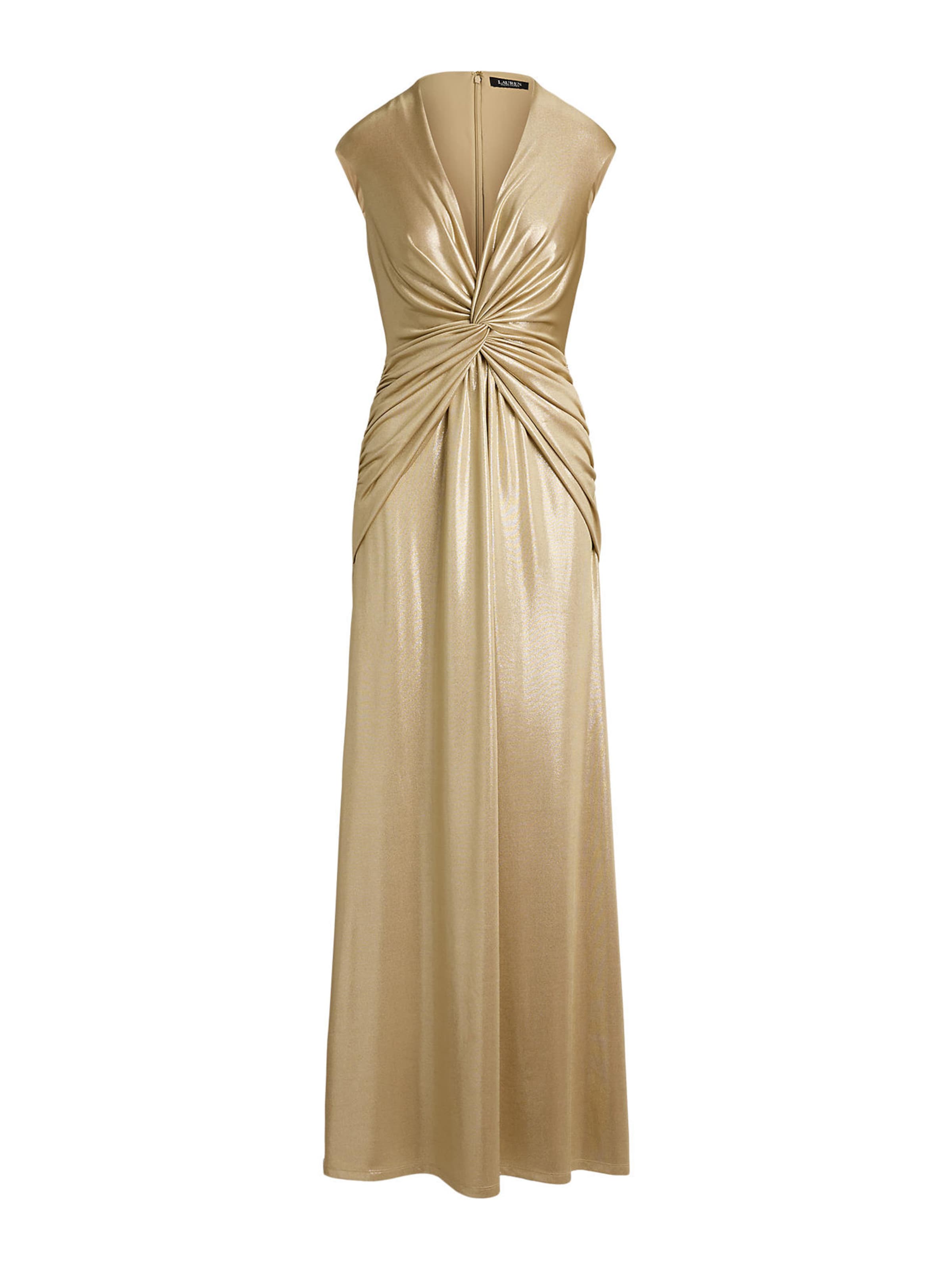 Lauren Ralph Lauren Robe de soirée en 34 en camel, Vue avec produit
