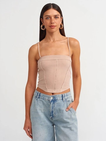 Dilvin Top in Beige