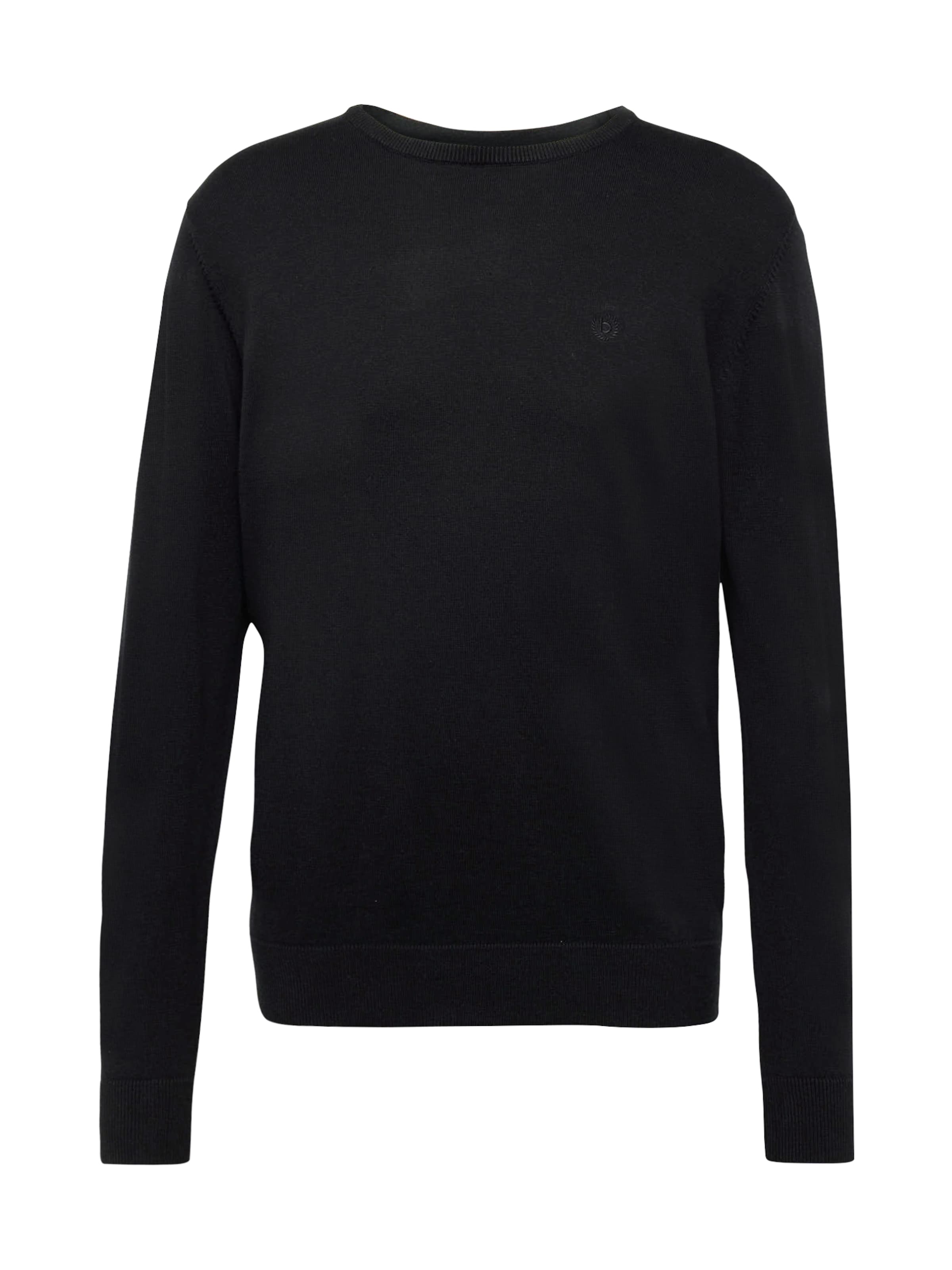 Pull-over bugatti en noir : devant