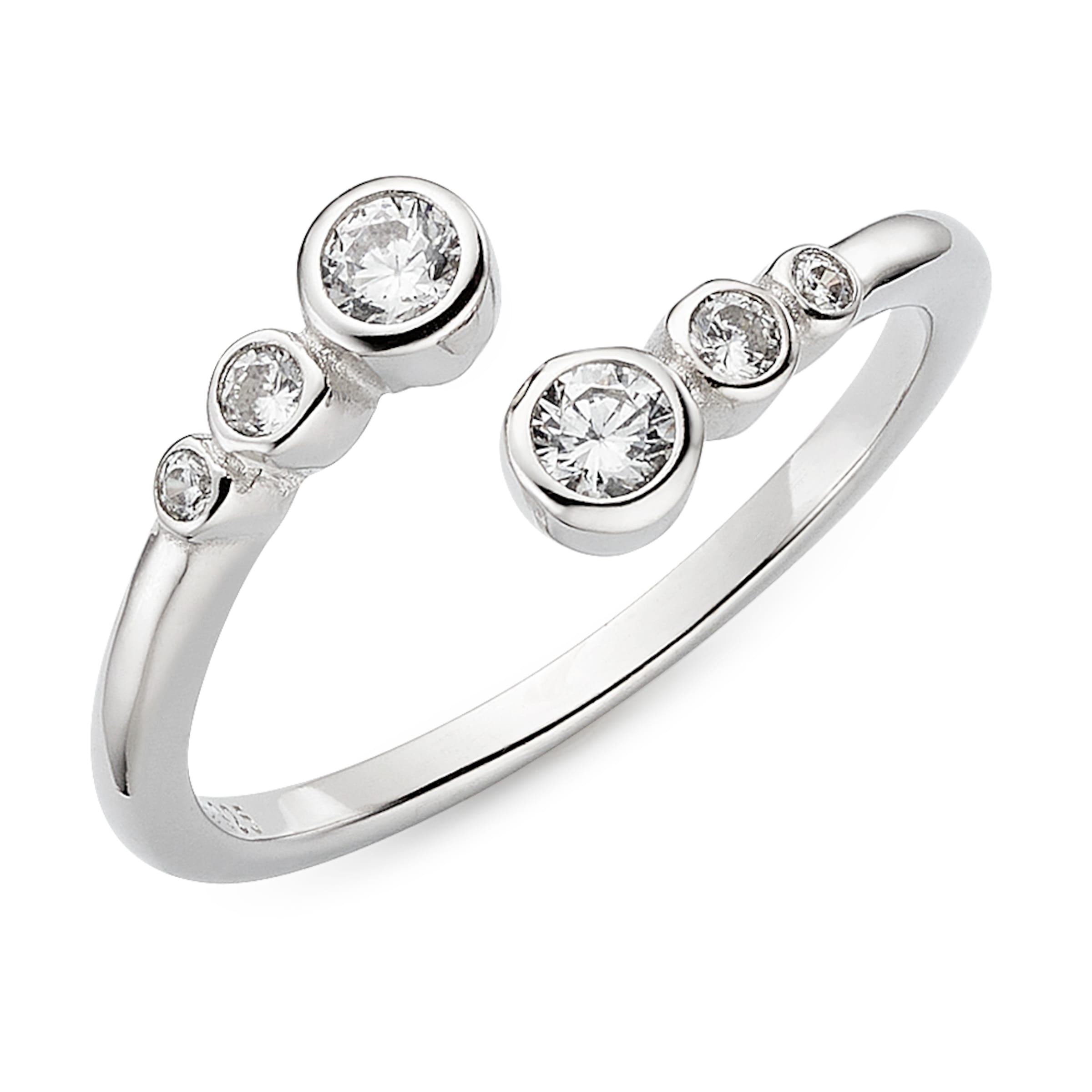 Aniston Ring in Silver: front