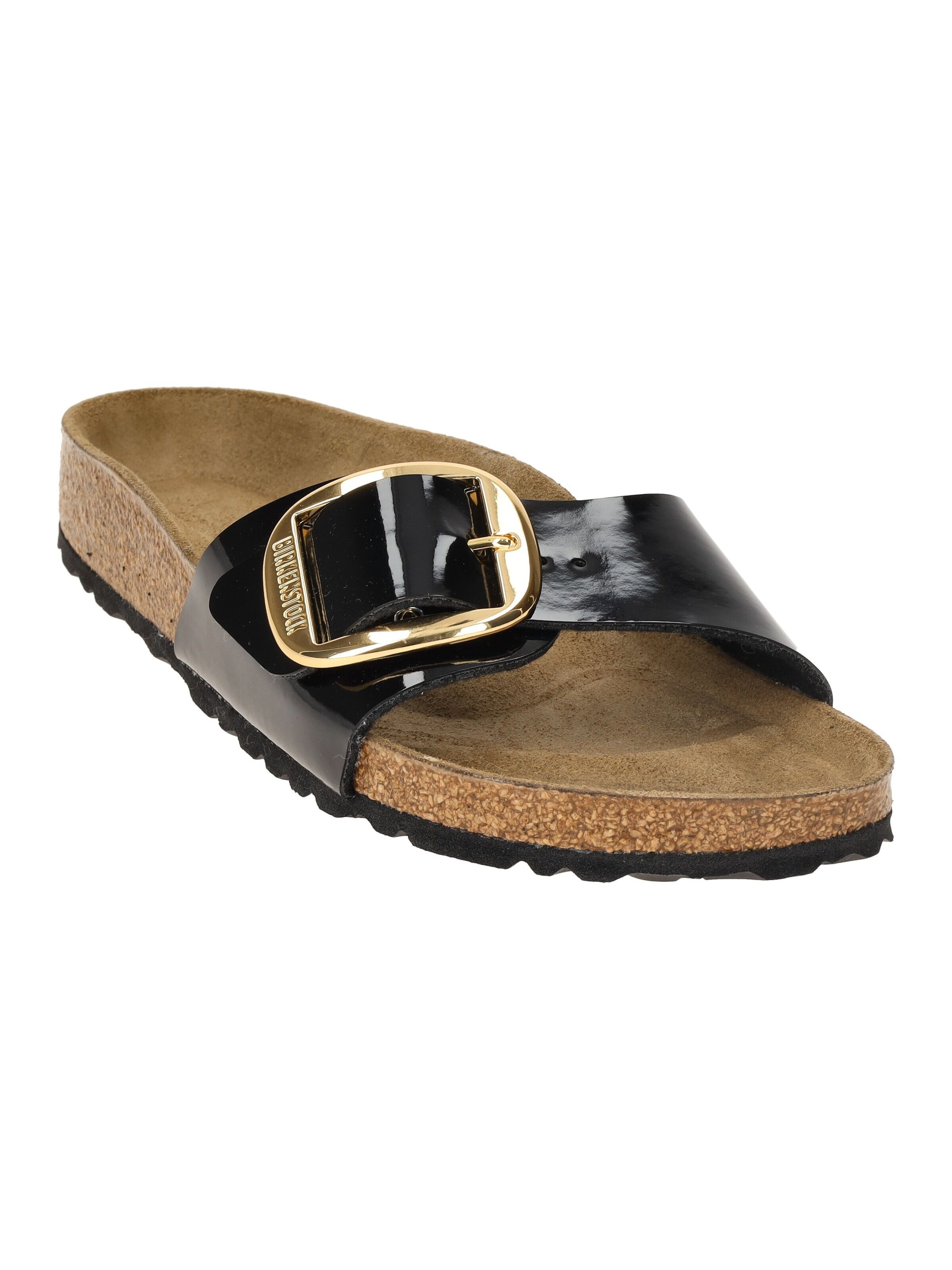 BIRKENSTOCK Пантолеты 'Madrid' в Черный: спереди