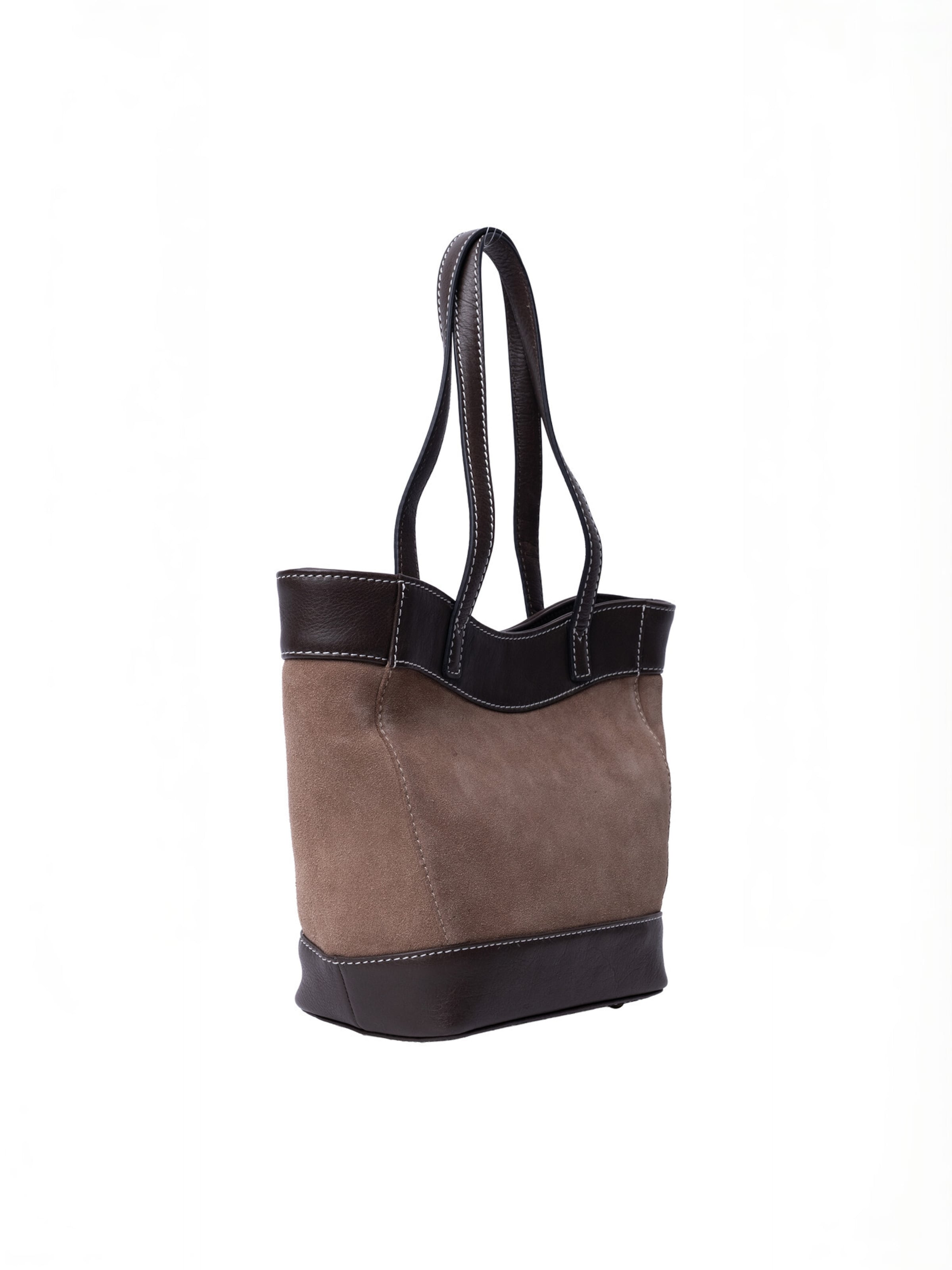 RE:DESIGNED Shopper ' Sol ' in Bruin: zijkant