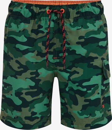 WE Fashion Zwemshorts in Groen: voorkant