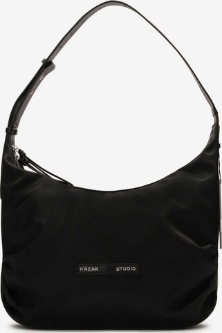 Kazar Studio - Bolso de hombro en negro: frente