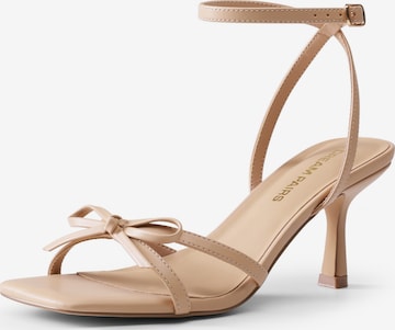 Dream Pairs Strap Sandals in Beige: front
