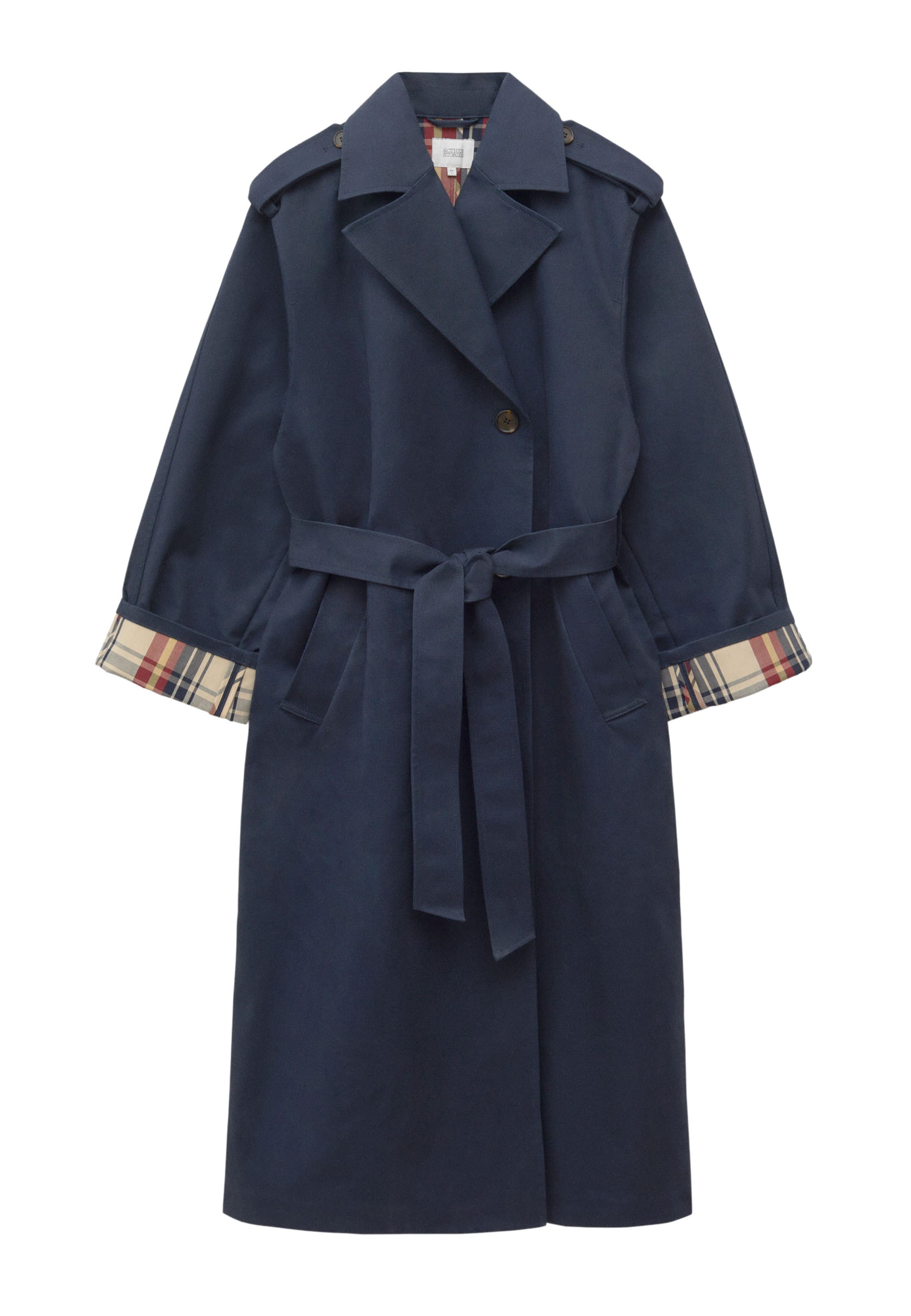 & Other Stories Mantel in XS in navy, Produktansicht