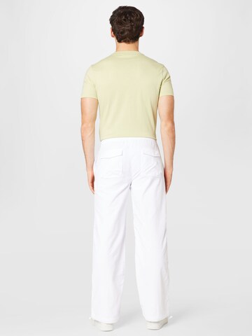 Calvin Klein Jeans Свободный крой Штаны в Белый