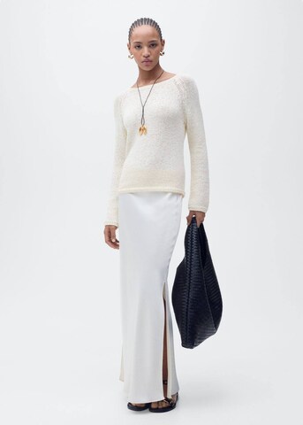 MANGO Trui 'Manzana' in Beige