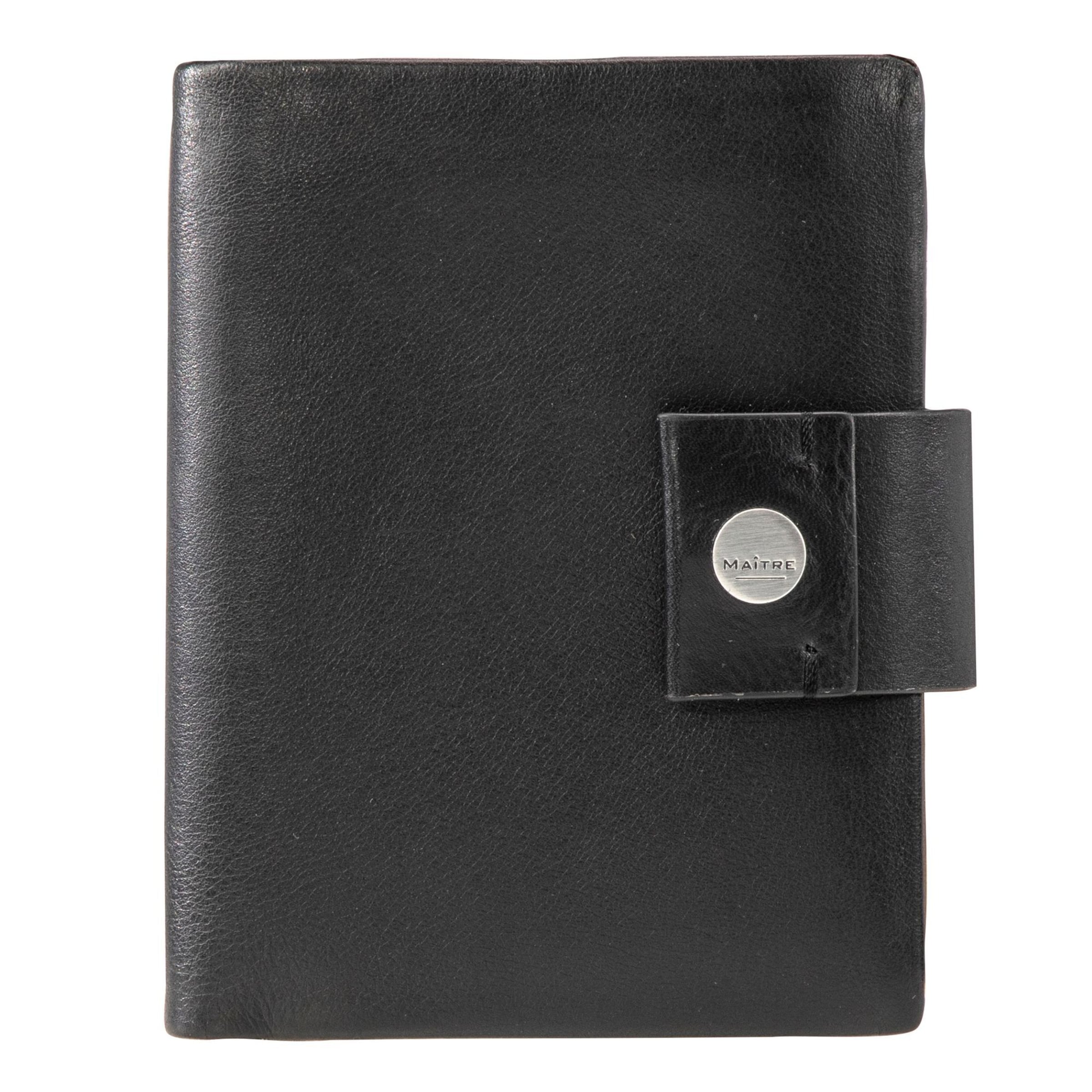 Maître Wallet 'Henau Dawina' in Black: front