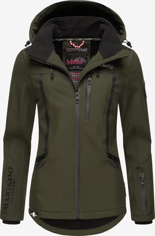 MARIKOO Winter Jacket in Green: front