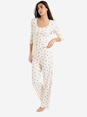 ETAM Pyjamahose 'Mocki' in Beige