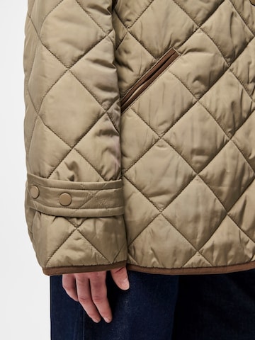 PIECES Демисезонная куртка в Серый