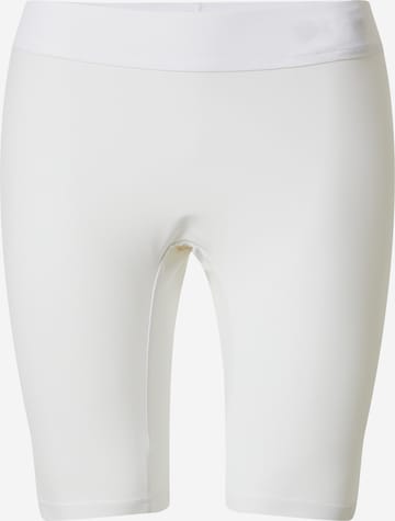 balta ADIDAS PERFORMANCE Standartinis Sportinės kelnės 'Aeroready Pro Two-In-One Seersucker '