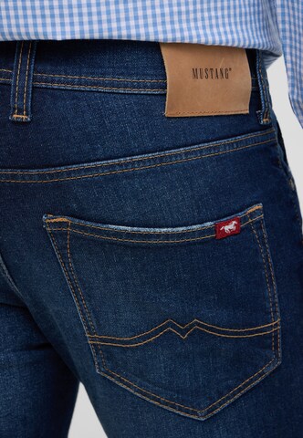 MUSTANG Slimfit Jeans 'Style Oregon' in Blau
