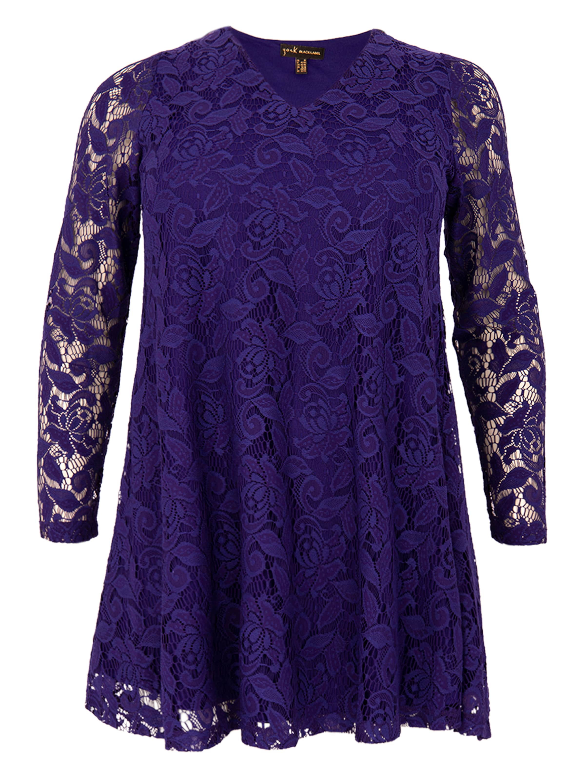 YOEK Tuniek in Lila: voorkant