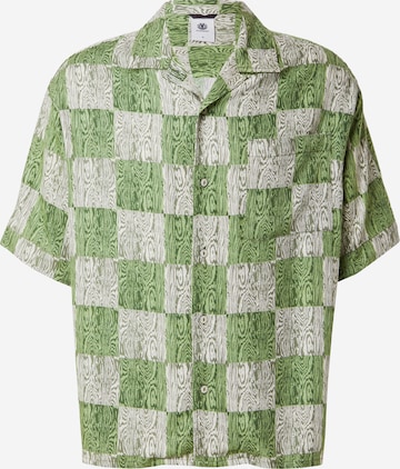 ELEMENT Comfort fit Overhemd 'RESORT' in Groen: voorkant