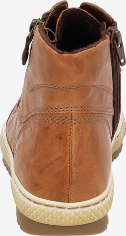 GABOR Lace-Up Ankle Boots in Brown