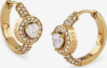 GUESS Ohrringe 'M'Ama Non M'Ama' in Gold: Vorderseite