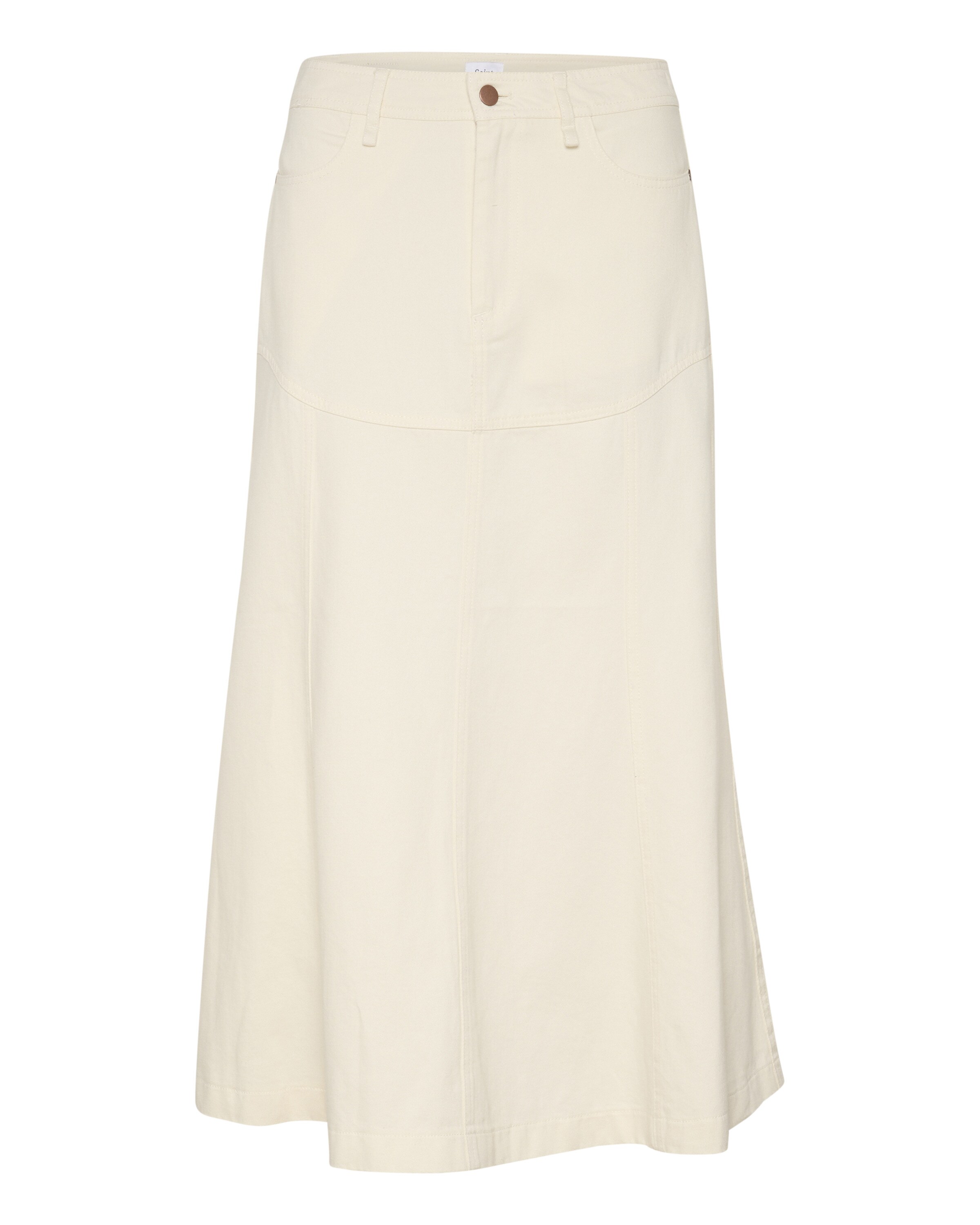 Jupe 'Joann' SAINT TROPEZ en beige : devant