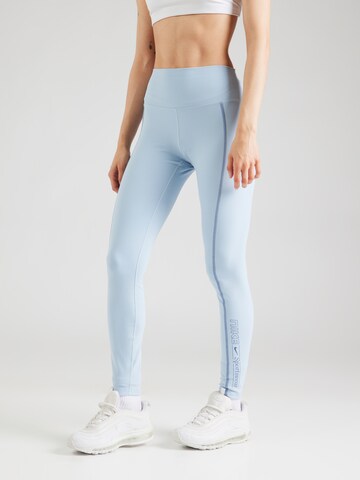 NIKE Skinny Fit Спортен панталон 'One' в синьо: отпред