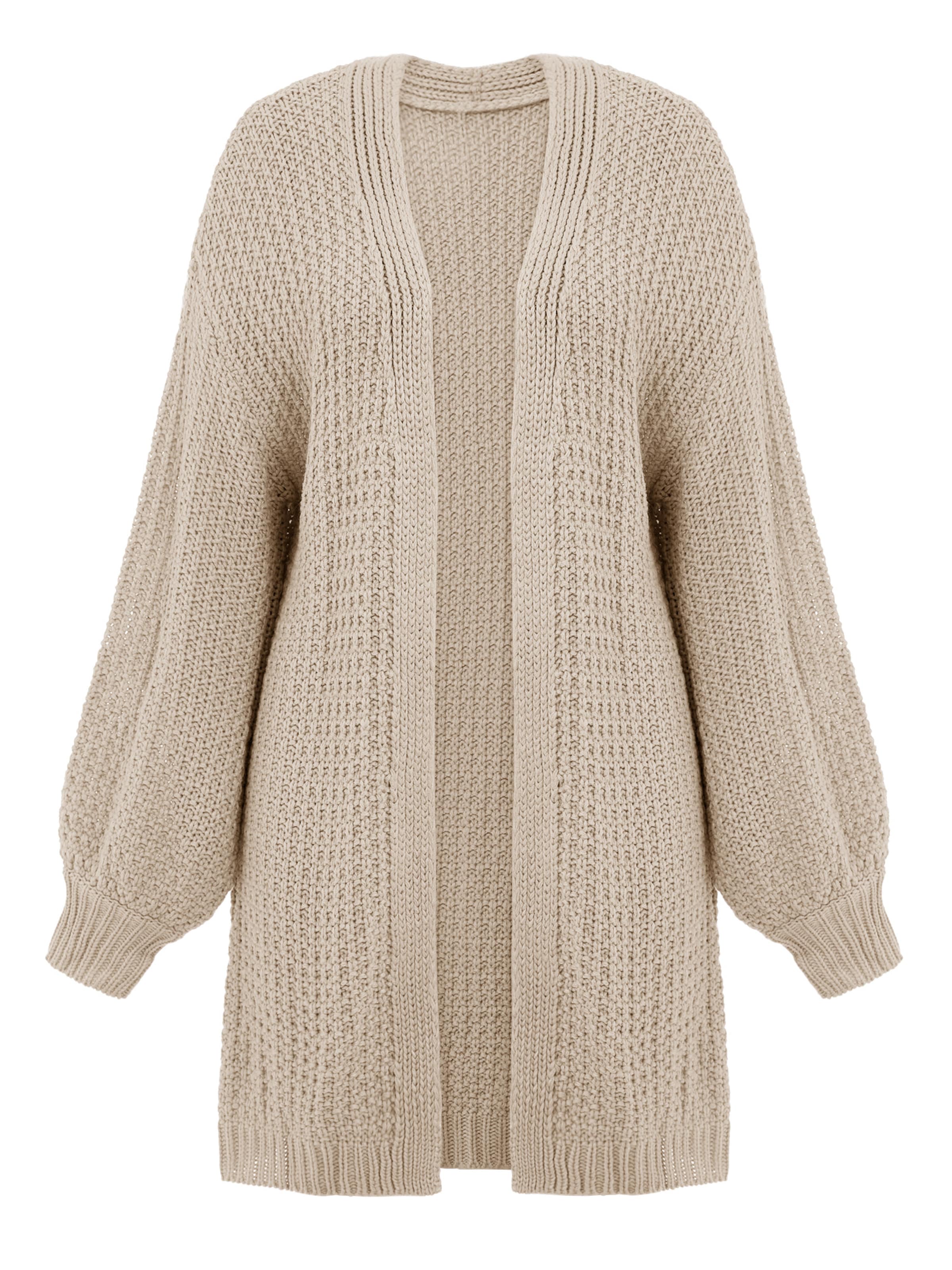 Imily Bela Cardigan i beige: forside