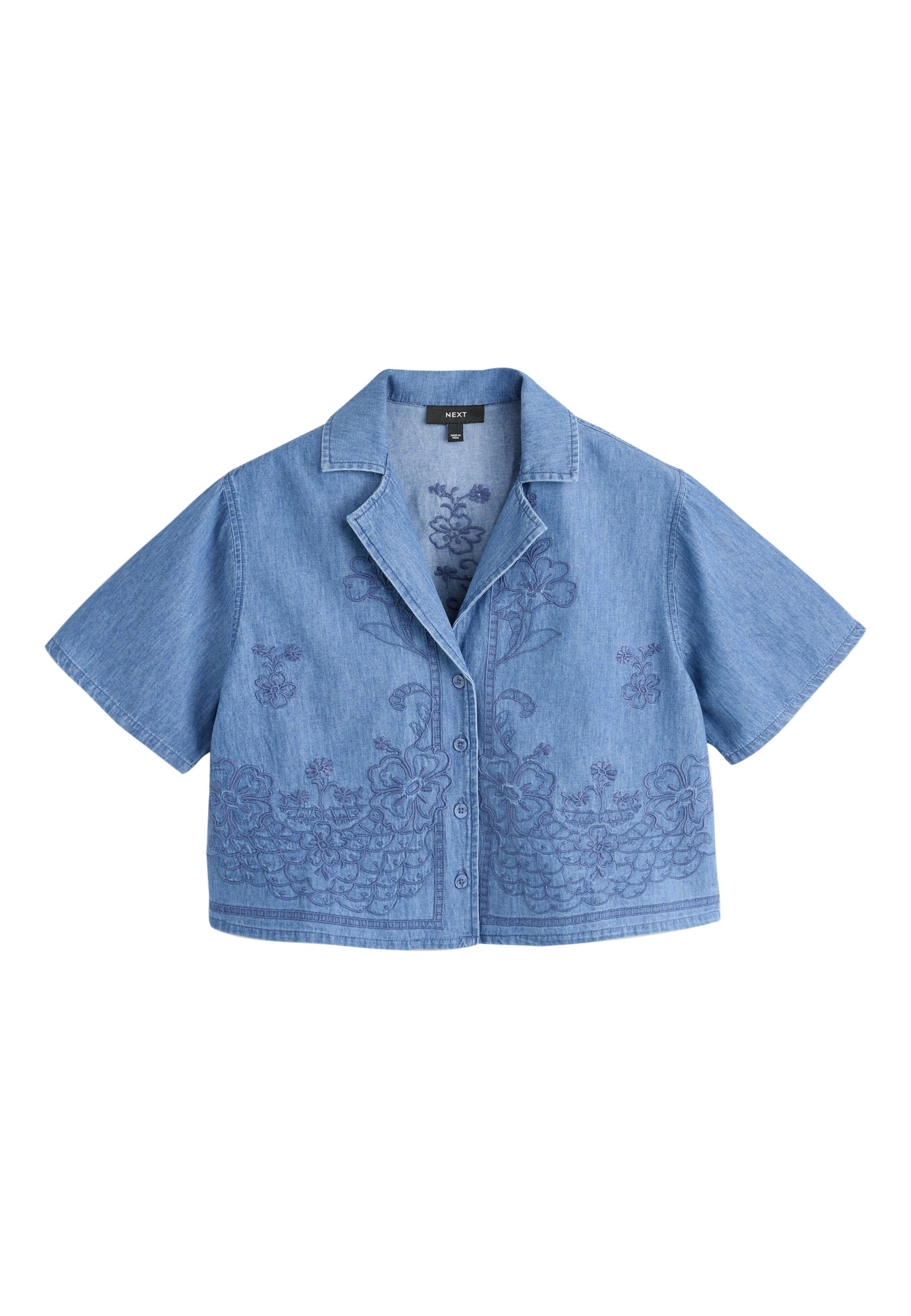 Next Blouse in Blue: front