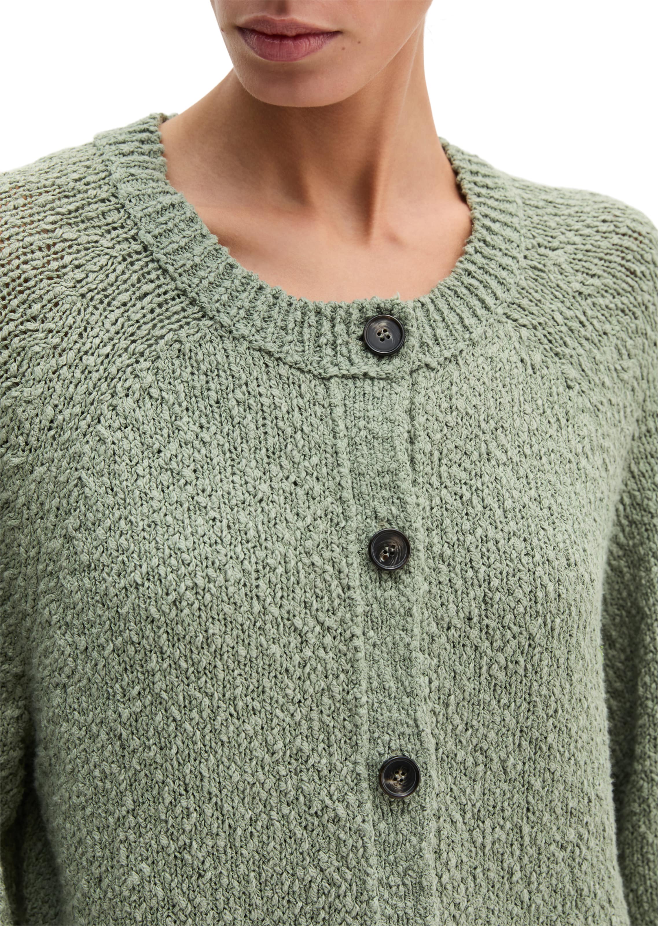 Marc O'Polo Strickjacke in Grün