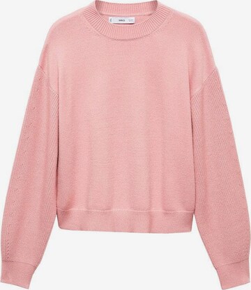 MANGO Sweater 'Nora' in Pink: front