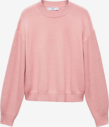 Pull-over 'Nora' MANGO en rose : devant