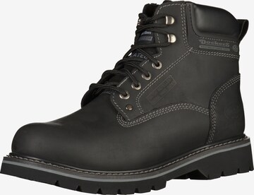 Boots stringati '23DA104' di Dockers by Gerli in nero: frontale