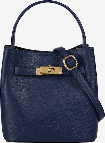 Cluty Handtasche in Blau: Vorderseite