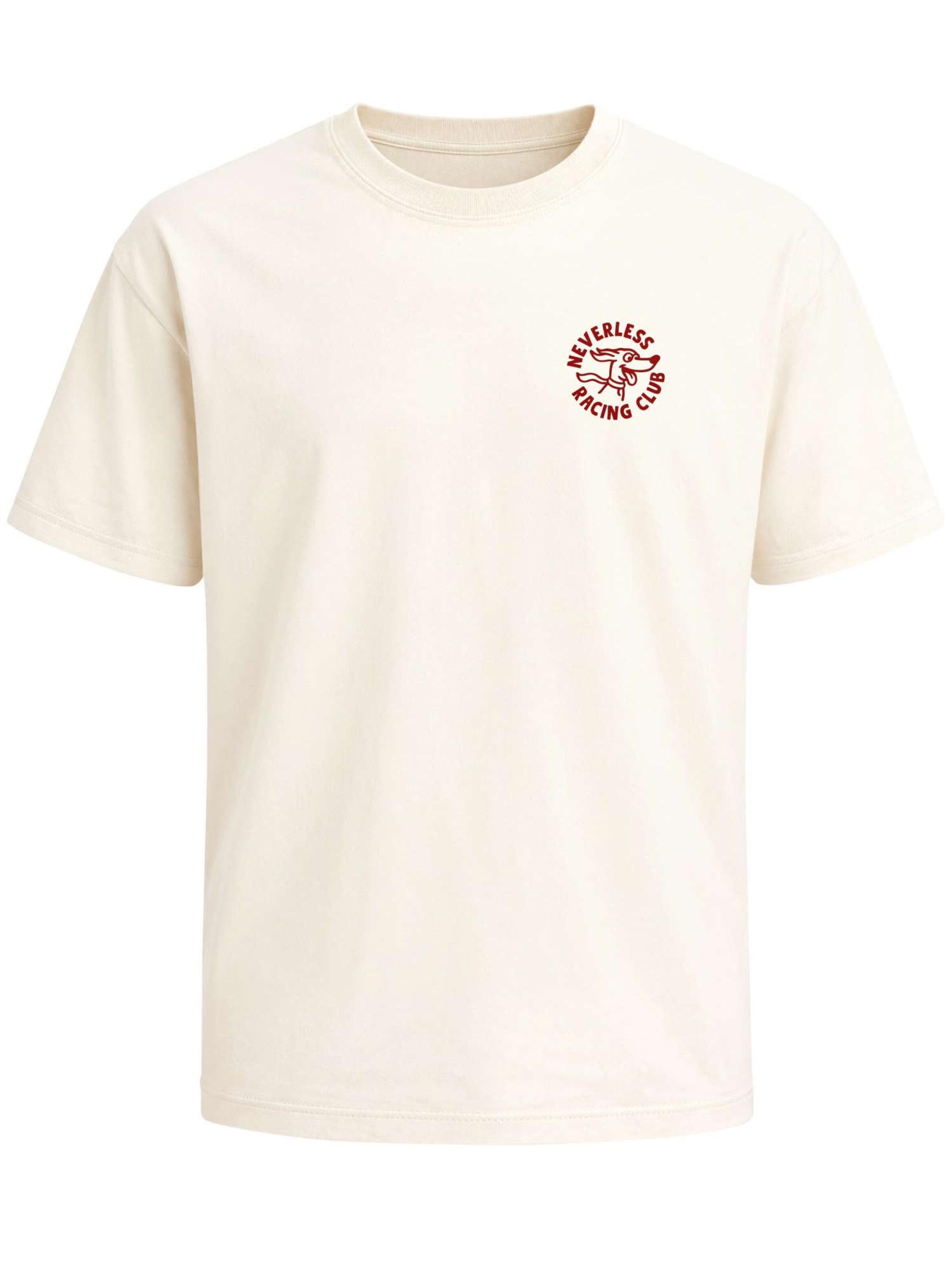 Neverless Shirt 'Racing Club' in Beige: front