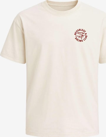 Neverless Shirt 'Racing Club' in Beige: front