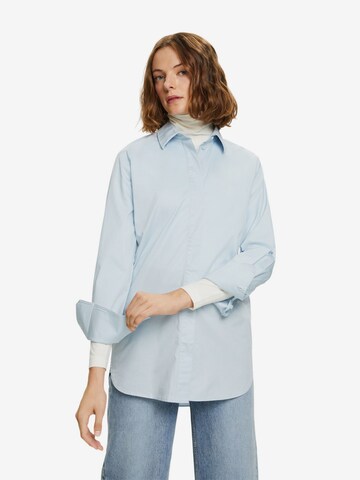 ESPRIT Blouse in Blauw: voorkant