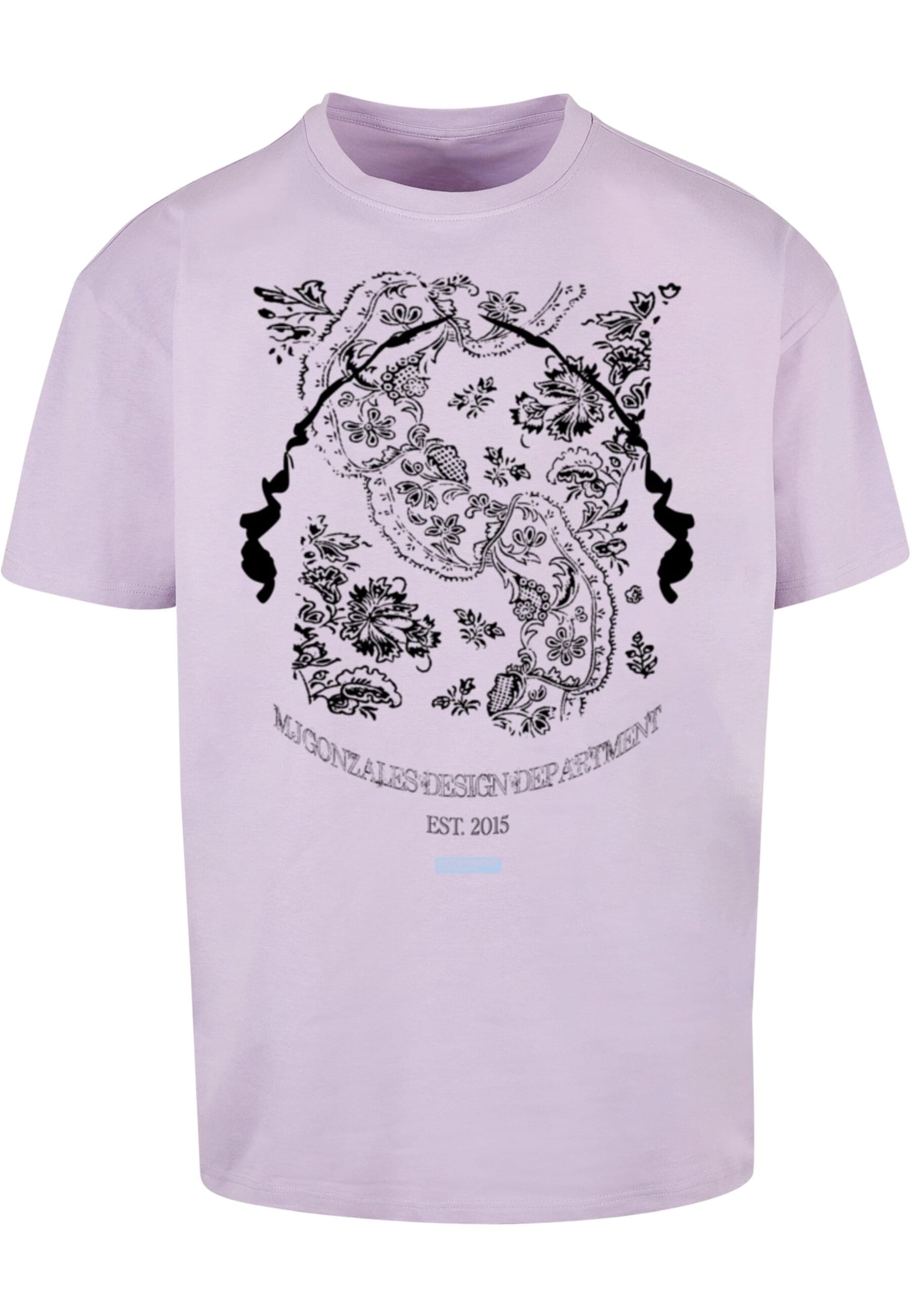 Maglietta 'Paisley x Heavy' di MJ Gonzales in lilla: frontale