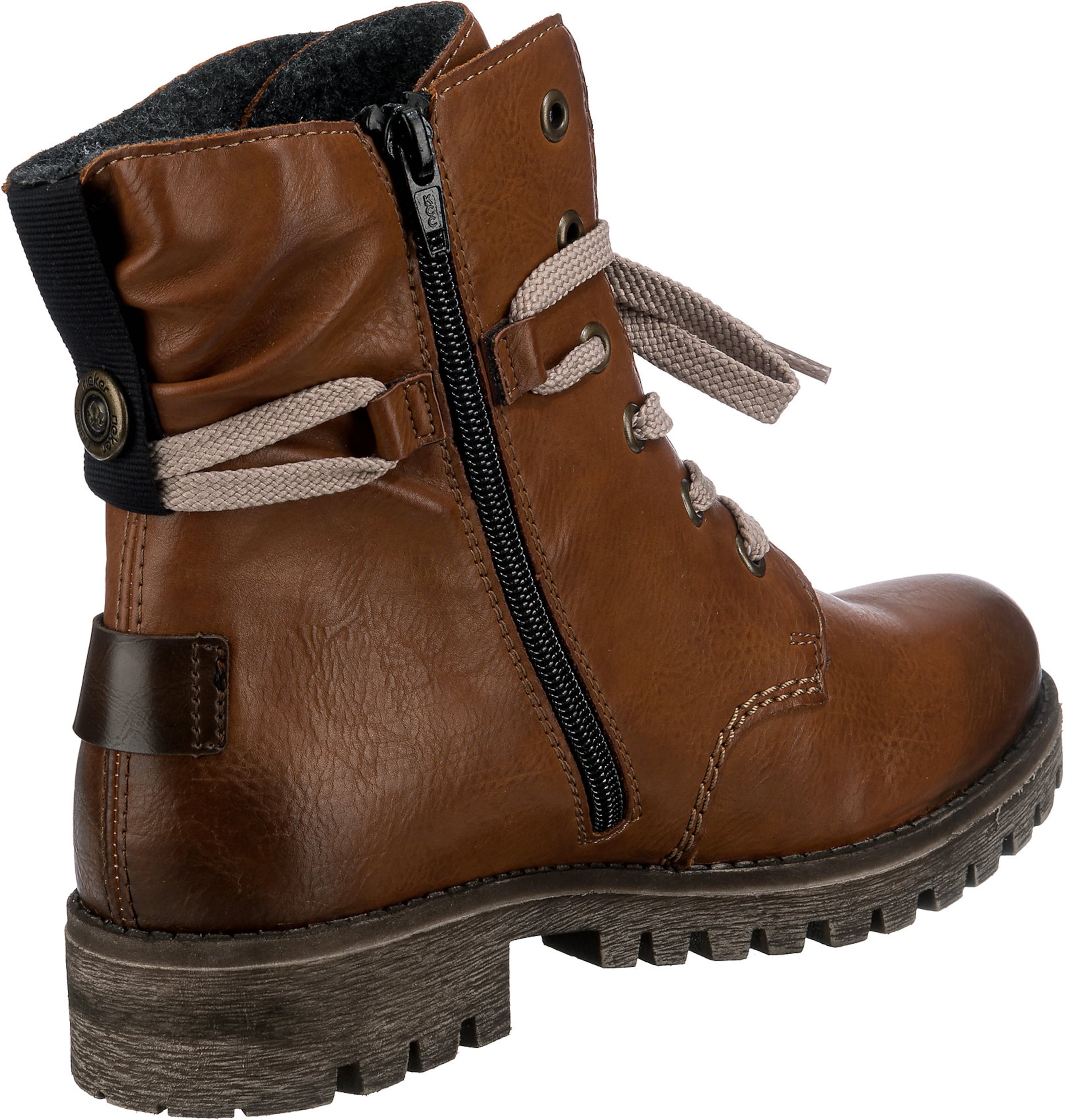 Rieker Snørestøvletter i brun