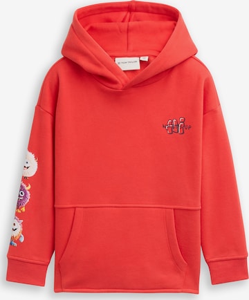 TOM TAILOR Sweatshirt in Rot: Vorderseite