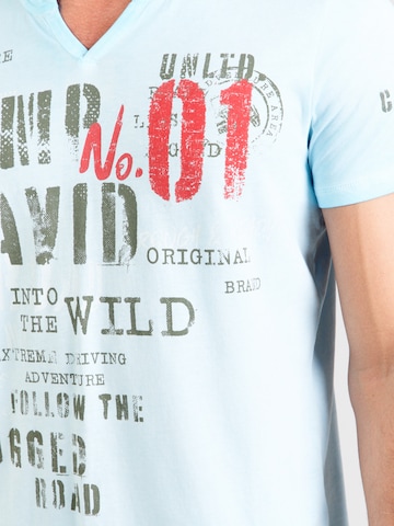 CAMP DAVID Shirt in Blue