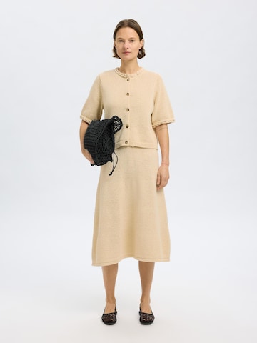 Cardigan SELECTED en beige