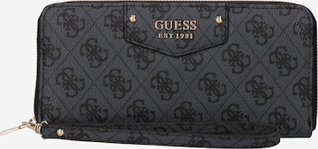 GUESS Wallet 'Brenton' in Black: front