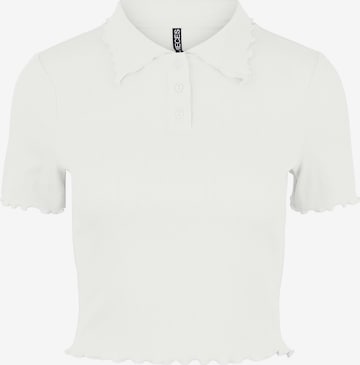 PIECES - Camisa 'Taya' em branco: frente