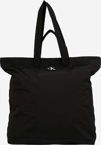 Calvin Klein Jeans Shopper in Black: front