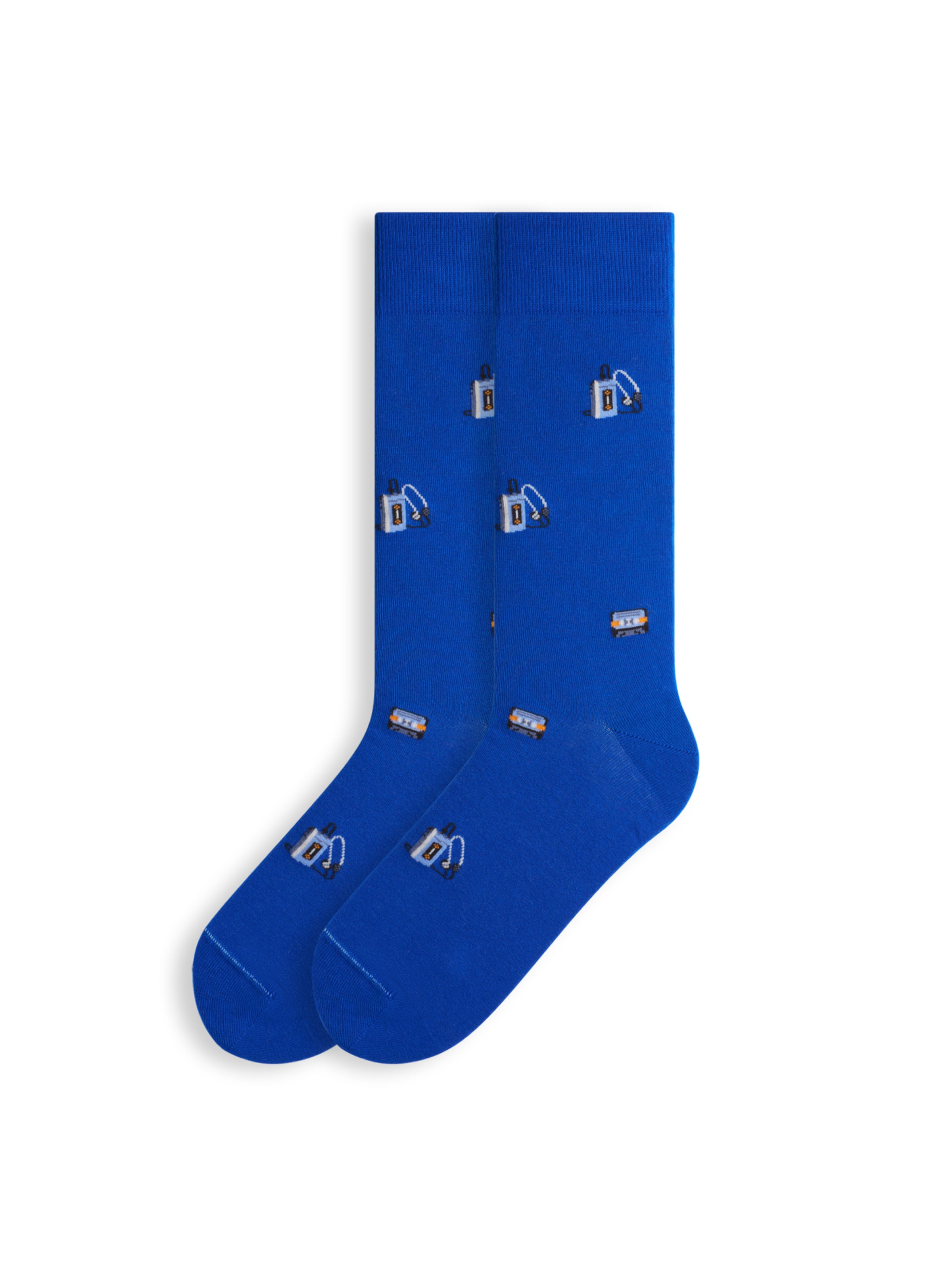 Von Jungfeld Socks 'RETRO ICONS' in Blue: front