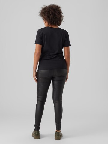 Vero Moda Maternity Skinny Hlače 'Vmmseven' | črna barva