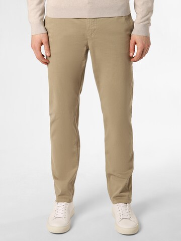 BOSS Tapered Chinohose in Beige: predná strana