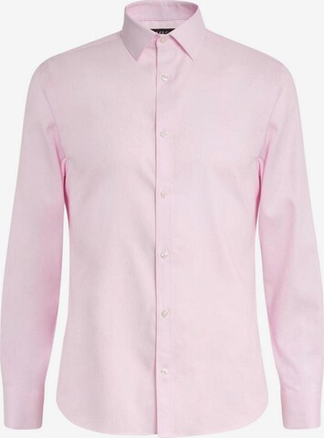 Slim fit Camicia di Marks & Spencer in rosa: frontale