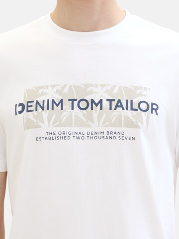 TOM TAILOR DENIM Shirt in Wit
