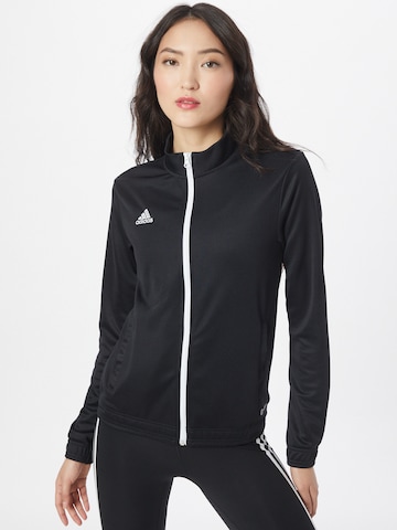 ADIDAS SPORTSWEAR Training Jacket 'Entrada 22' in Black: front