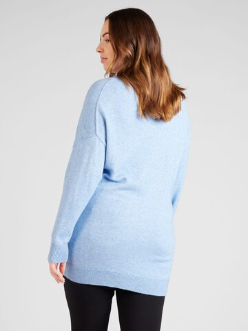 ONLY Carmakoma Knit cardigan 'CAREsly' in Blue