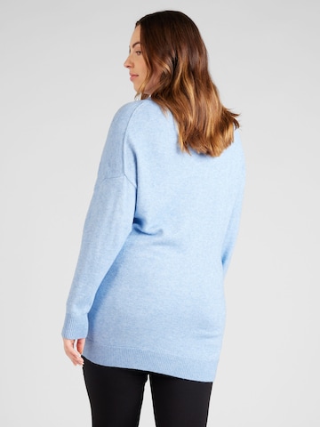 ONLY Carmakoma Knit Cardigan 'RESLY' in Blue